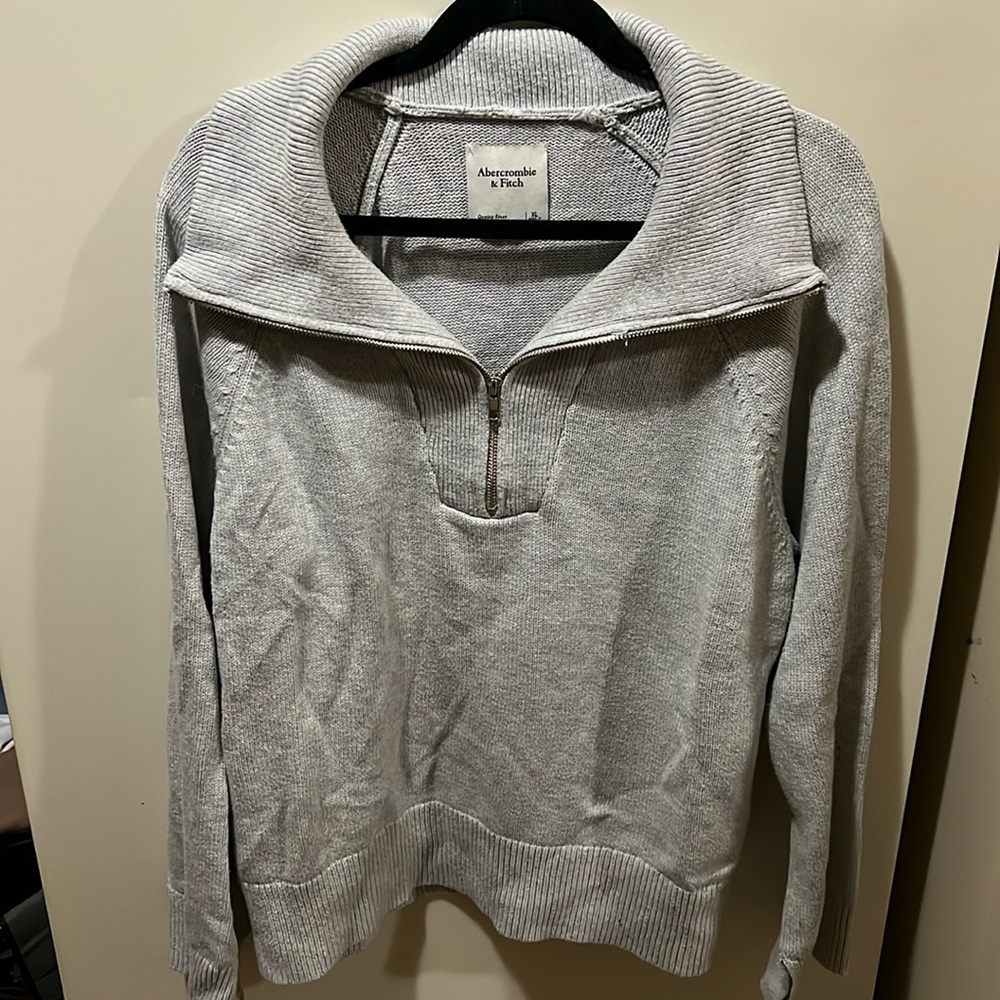 Abercrombie half zip sweater